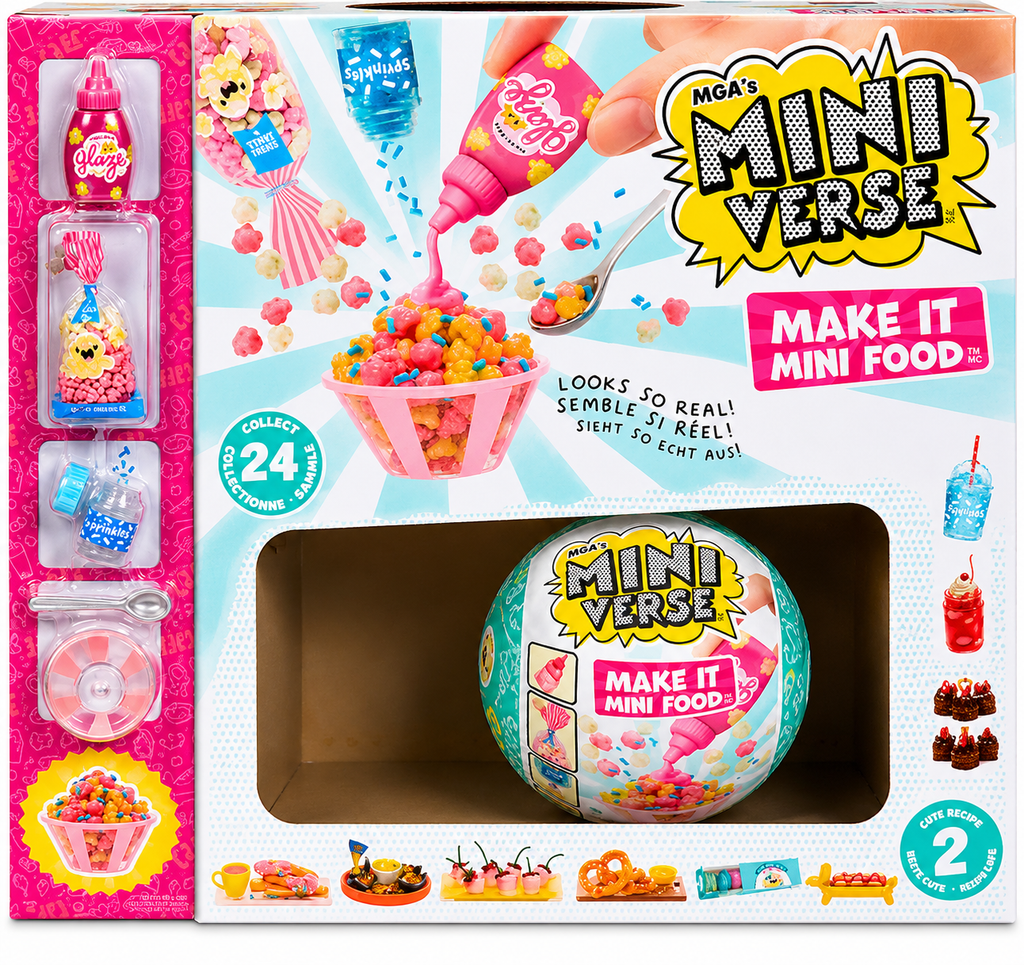 MGA Miniverse Make It Mini Cafe Series 2 Display + 1 Mystery Ball