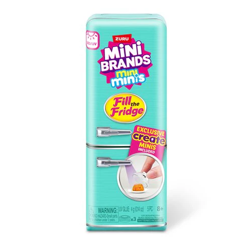 MGA Miniverse Make It Mini Kitchen + ZURU Mini Brands Fill the Fridge Bundle